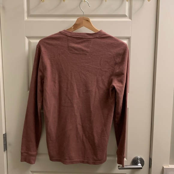 Banana Republic | Men's Longsleeve T-Shirt | Heathered Red | US XS - Picture 2 of 4